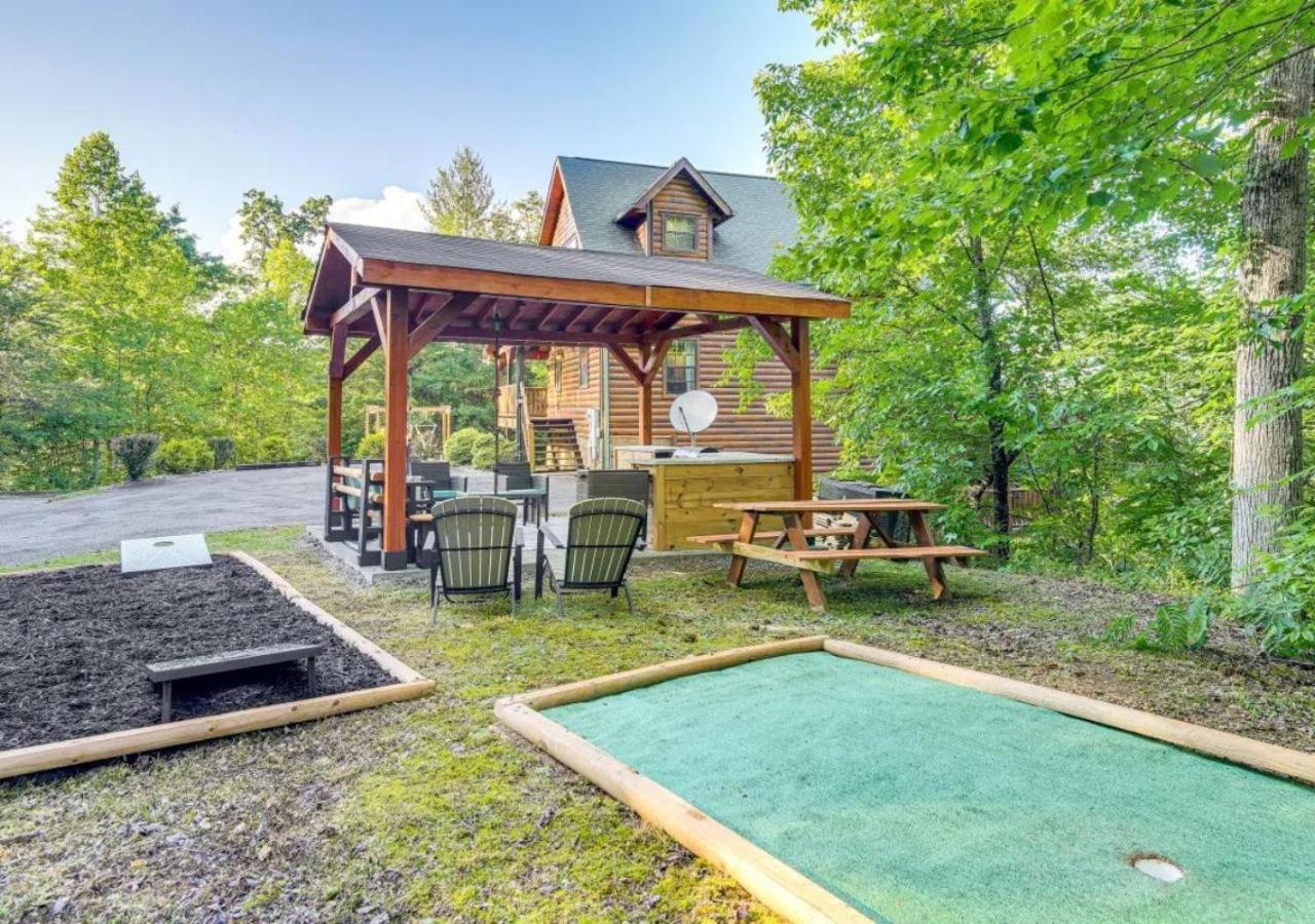 סביירוויל Fabulous Pet-Friendly, Family Cabin With Outdoor Kitchen, Hot Tub, Sauna, Fireplace, Theater Room, Arcade, Pool Table, And Fire Pit Within Minuties Of Dollywood מראה חיצוני תמונה